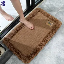 SunnyRain 1 предмет ванная комната Пушистый Коврик для спальни коврик для кухни противоскользящая машина