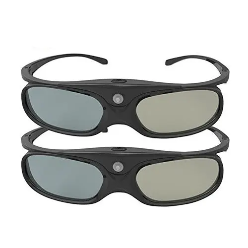 2PCS Активные очки DLP Link 3D совместимые 96-144 Гц с Optama/acer/BenQ/ViewSonic/XGIMI DLP Link Проекторы DLP 3D готов - Цвет: 2PCS