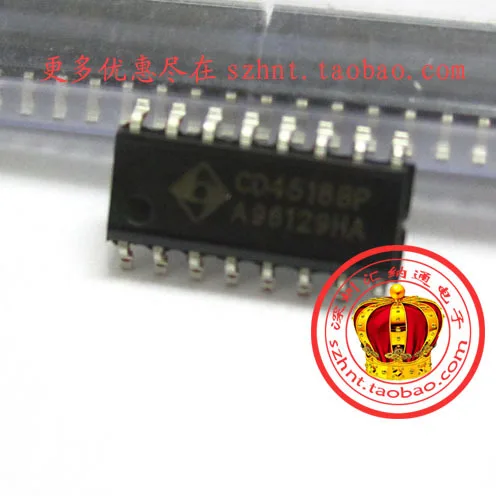50 ШТ. Новый Патч SOP16 CD4518BP два десятичной синхронный дополнение счетчик |