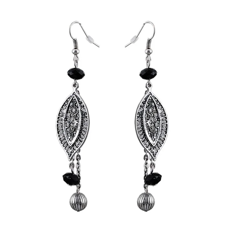 Fashion earrings iron leaf earrings