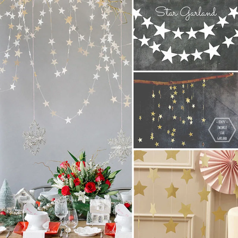 

33PC Garlands Candy Bar Bunting Party Wedding Decor paper Banner Babyshower Wreath Slingers Happy Birthday Decoration Supplies