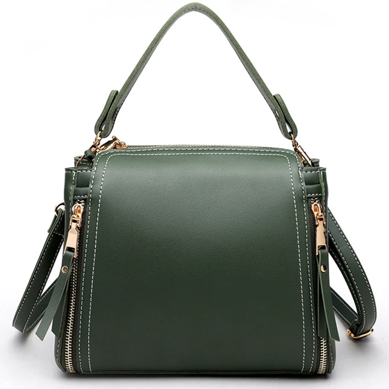 

Small Mini Bucket Women Messenger Bags With Long Strap Designer Crossbody Bags Green Shoulder Bags Female Fashion Korean HOT