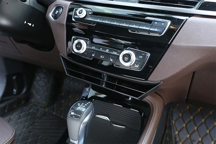 Чехол для телефона с изображением на задней панели Автомобильный подстаканник Пластик центральной консоли ящик для хранения для BMW X1 F48- автомобильные аксессуары для BMW X2 F47