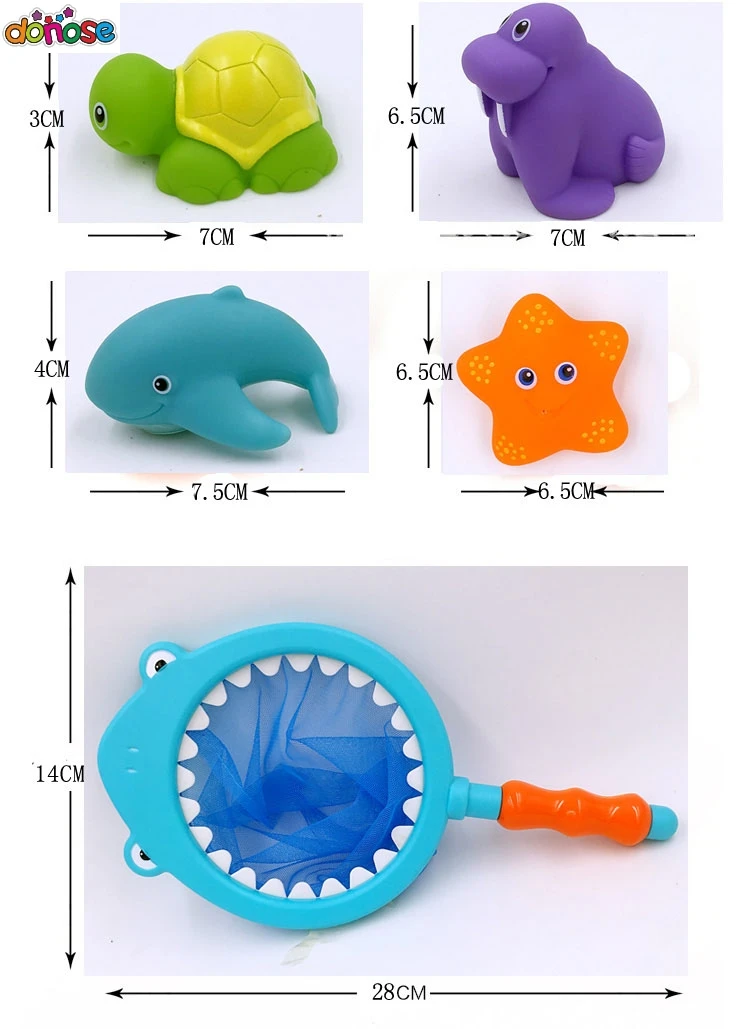 1 комплект рыболовные игрушки сетевая сумка для сбора утки и пчелы и рыбы детские игрушки для ванной игрушки для плавания летние игрушки для игры в воду