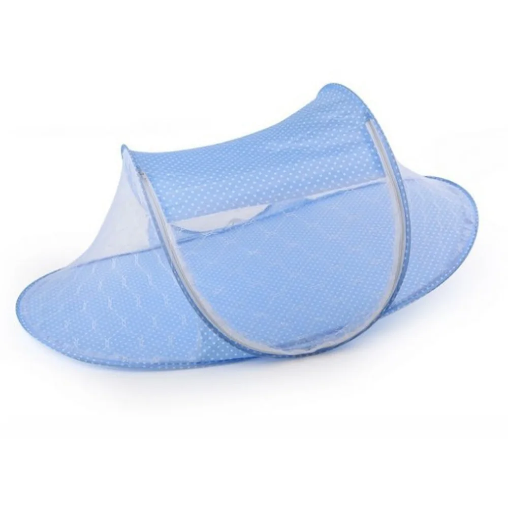 Newborn Bedding Crib Net Summer Protection Crib Pattern Mosquito Net Detachable Anti-Mosquito Cradle Infant Foldable Bedding Net - Цвет: WJ4014D1