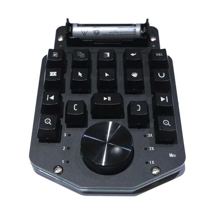 Bluetooth付きワイヤレスビデオ編集クリップキーボード マクロショットキー ハンドバッグホイール 集積回路 Aliexpress