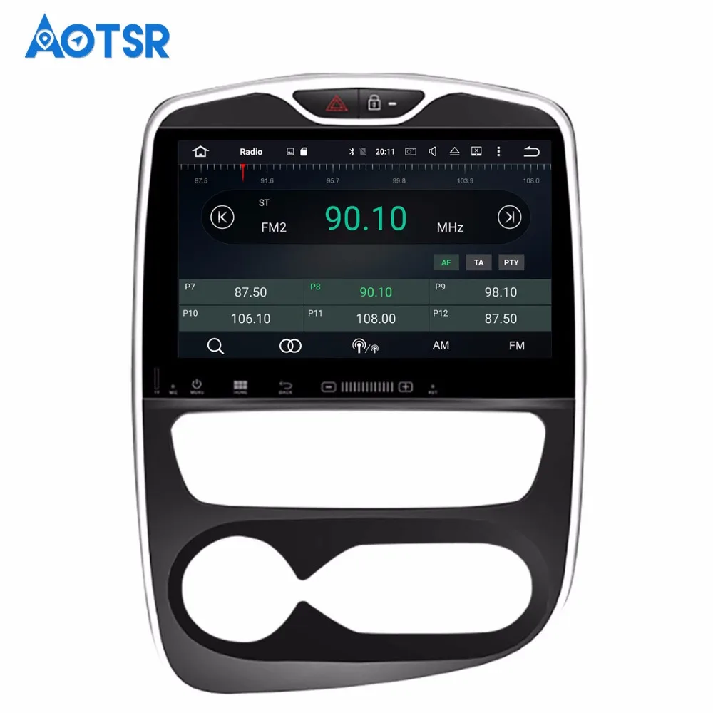 Perfect Autostereo Android 8.1 Car No DVD Player GPS navigation For Renault Clio 2013-2018 radio recorder multimedia unit IPS screen WIF 5