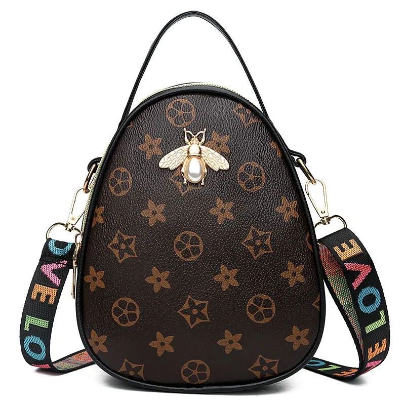 

Little Bee Soft Pu Leather Women Backpack Simple Preppy Style Shoulder Bag Women Famous College Crossbody bag Women mochilas