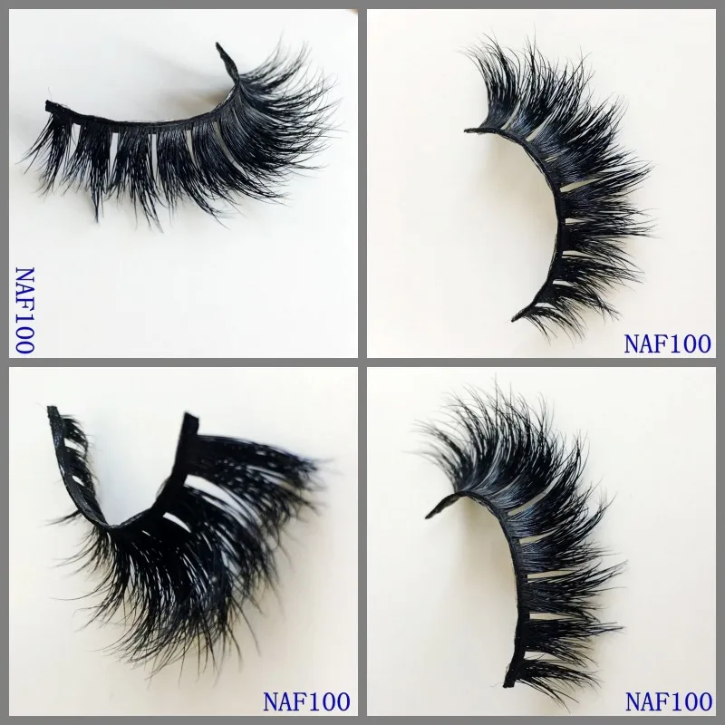 

IN USA 1000pairs Mink Eyelashes Hand Made Crisscross False Eyelashes Cruelty Free Dramatic 3D Mink Lashes Long Lasting Faux Cils