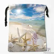 Пользовательские печати природы-пляжные сумки для покупок на шнурках дорожный мешочек для хранения плавать Пешие прогулки игрушка сумка унисекс мульти Size18-12-31-148