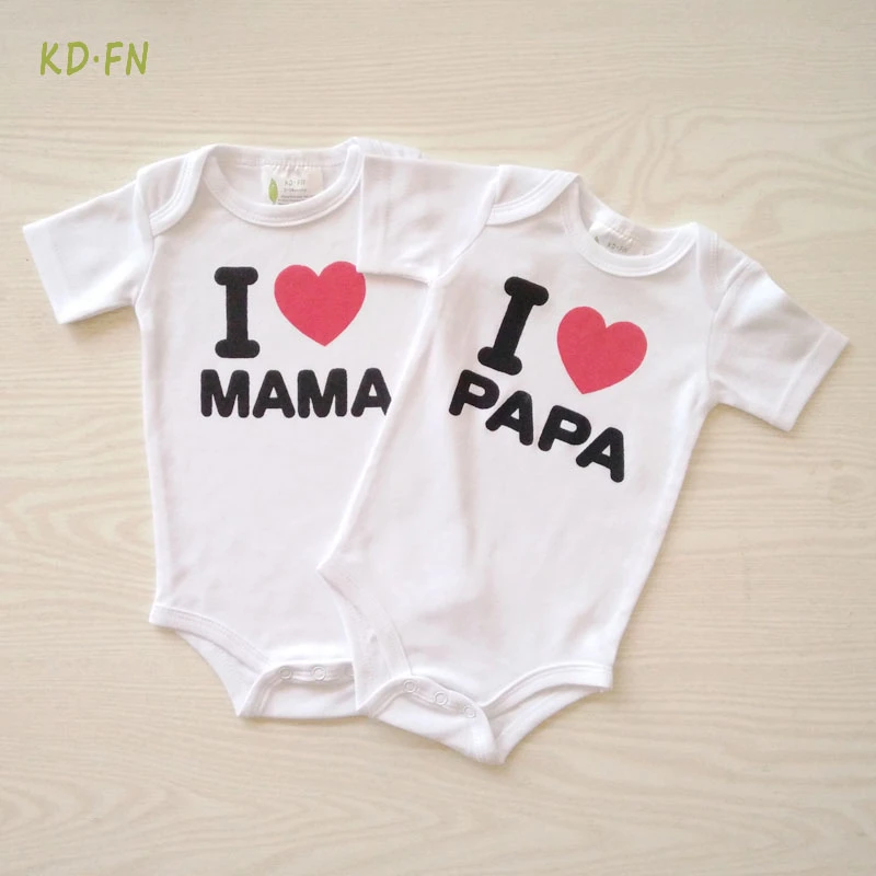 New Born Baby Clothes Cotton I Love Papa Mama Printing Long Sleeve Baby Boy Girl Romper Roupas De Bebe Infantil Baby Costume Baby Costume Born Baby Clothesbaby Clothes Aliexpress