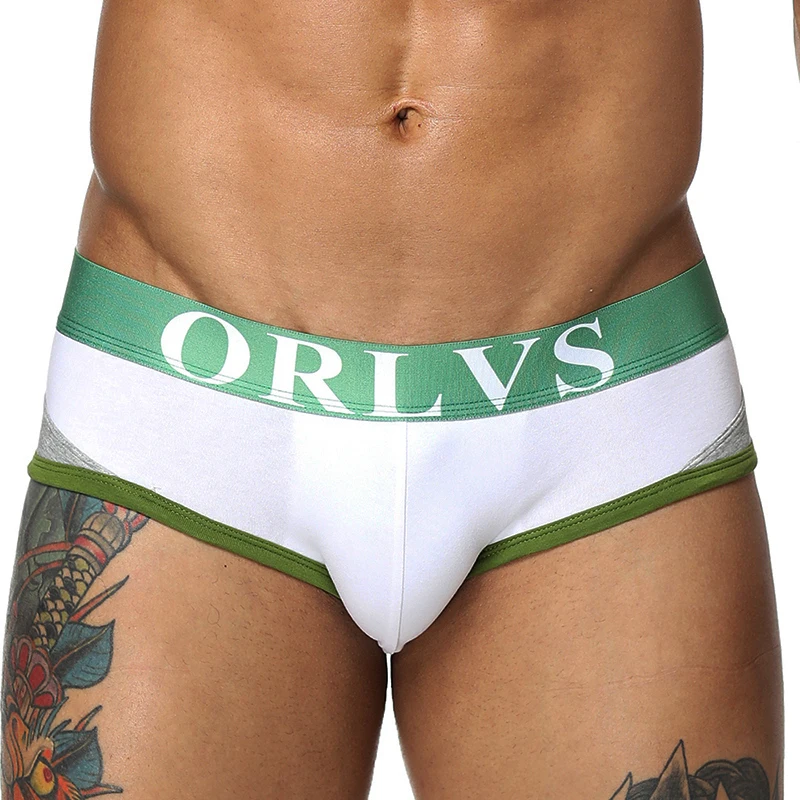 

DEWVKV 2019 Sexy Men Mesh Briefs Underwear Ropa Interior Hombre Gay Mens Underwear Soft Gift To Man 95% Cotton 4 Colors XXX