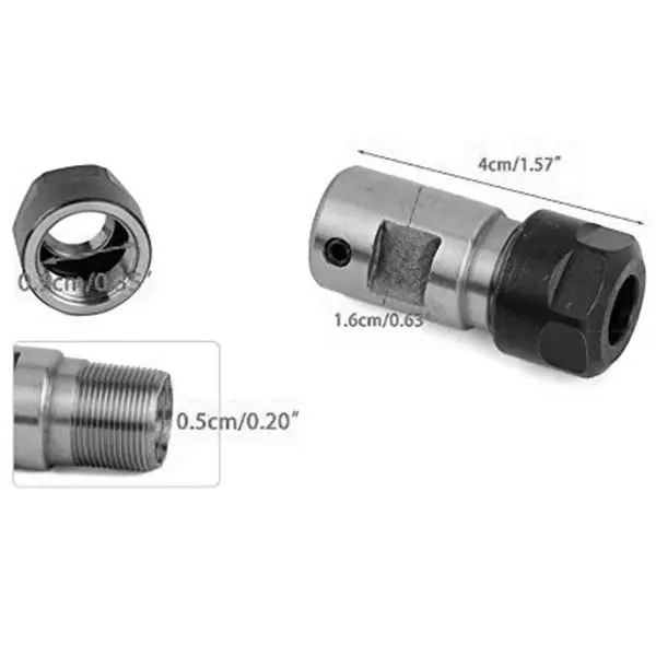 5mm Steel ER11 Motor Shaft Cutter Spindle Extension Rod Holder Collet Chuck CNC Milling Tool Engraving Machine Drop Shopping | Инструменты