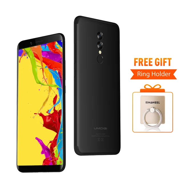 Best Price UMIDIGI S2 Lite Smartphones 5.99'' 18:9 Display 4GB+32G MT6750T Octa Core 5100mAh Android 7.0 Dual Rear Camera 16MP+5MP Phones