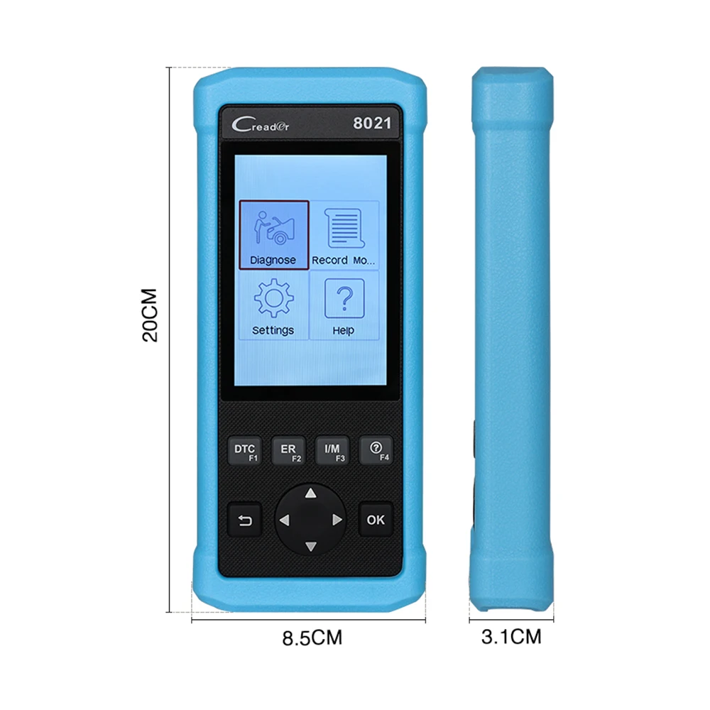 10 шт./лот Старт OBD2 сканер CReader 8021 CR8021 с функцией повторного набора графических потоков данных Поддержка Предлагаемая ростовка Китай/ru/FR/ES/De DHL