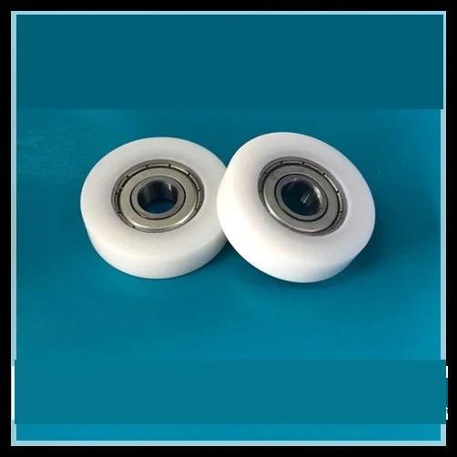 

high quality inside 608zz bearing outside Polyformaldehyde(POM) Material pulley total size 8*33*10mm