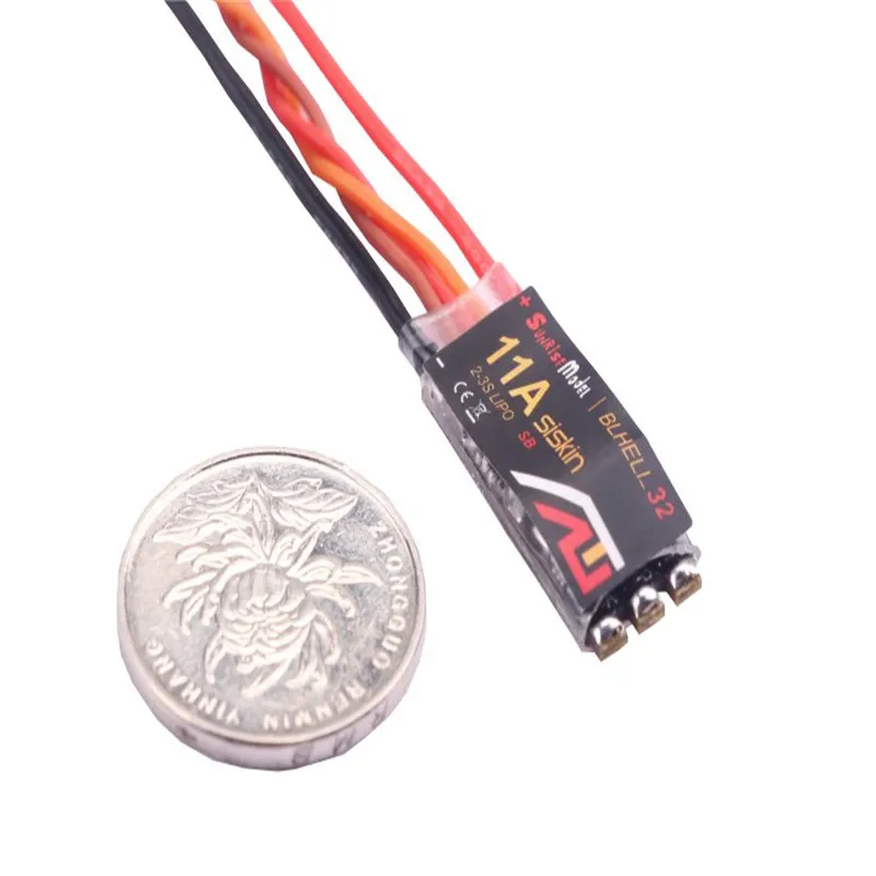 Sunrise Siskin BLHeli-32 11A SB 2-3 S ESC с 5 V/2A SBEC для RC самолета мультикоптеры гонщик запчасти