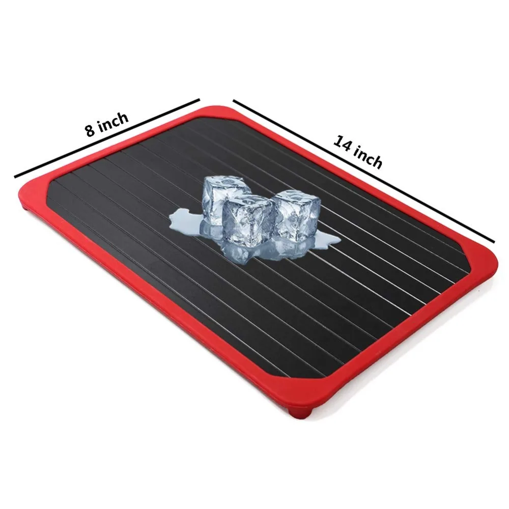 MagicThawing plate Defrost Tray Metal Plate Defrosting Tray Safe Fast Thawing Frozen Meat Fish Sea Food Kitchen Cook Gadget Tool MagicThawing plate Defrost Tray Metal Plate Defrosting Tray Safe Fast Thawing Frozen Meat Fish Sea Food Kitchen Cook Gadget Tool