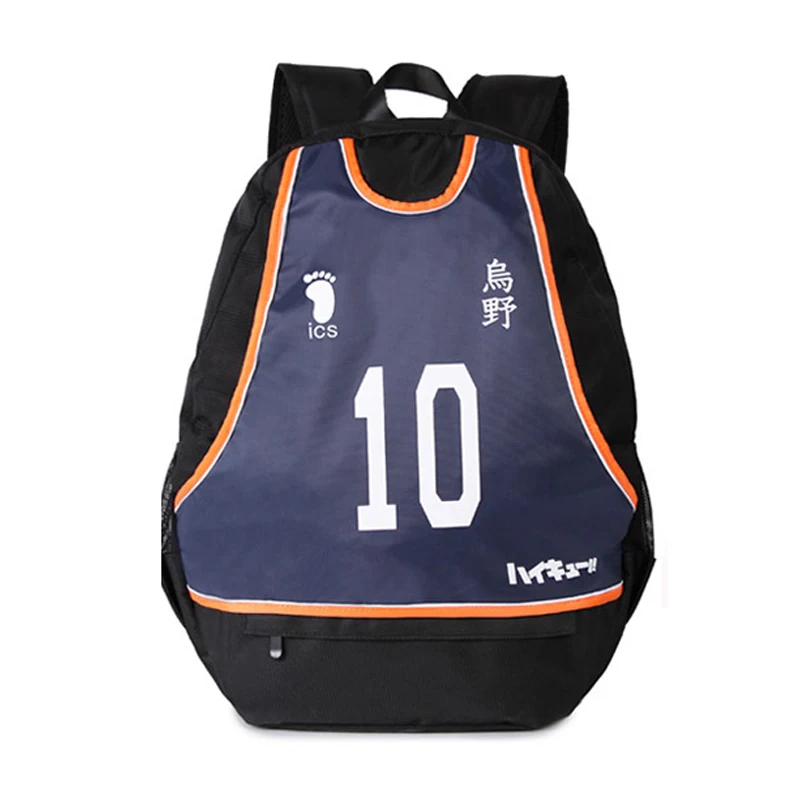 

Anime Cartoon Haikyuu Hinata Syouyou Backpack Men Women Fashion 3D Jersey Style Cosplay Shoulders Bag Travel Laptop Bags Gift
