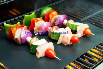 

by dhl or ems 500 pcs Barbecue Grill Mat for Microwave Oven Outdoor BBQ Accessories NON-Stick Surface Hot Plate Mat