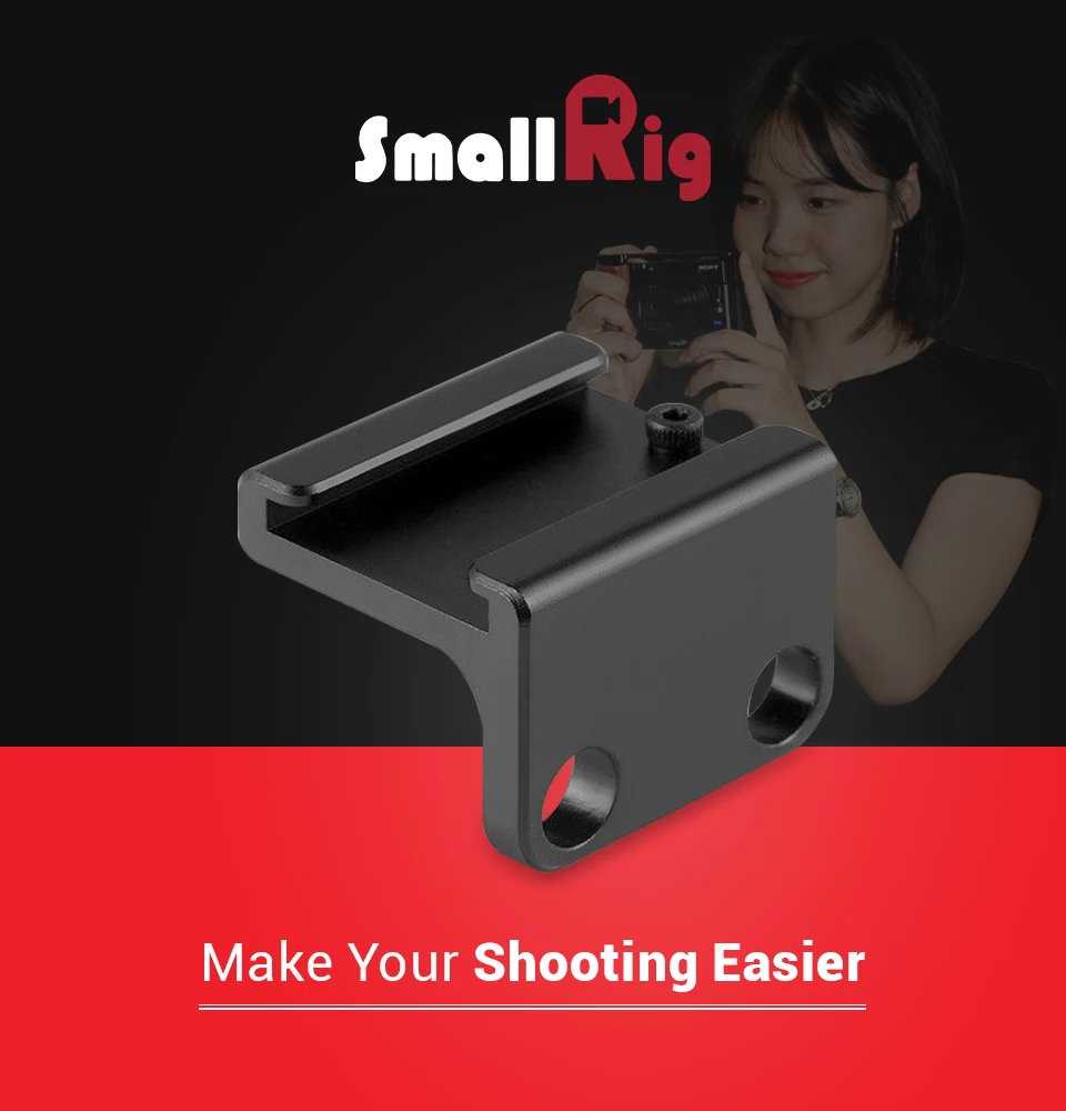 SmallRig DSLR камера Холодный башмак Крепление Адаптер светильник вес для SmallRig L Пластина A7M3 L кронштейн 1593