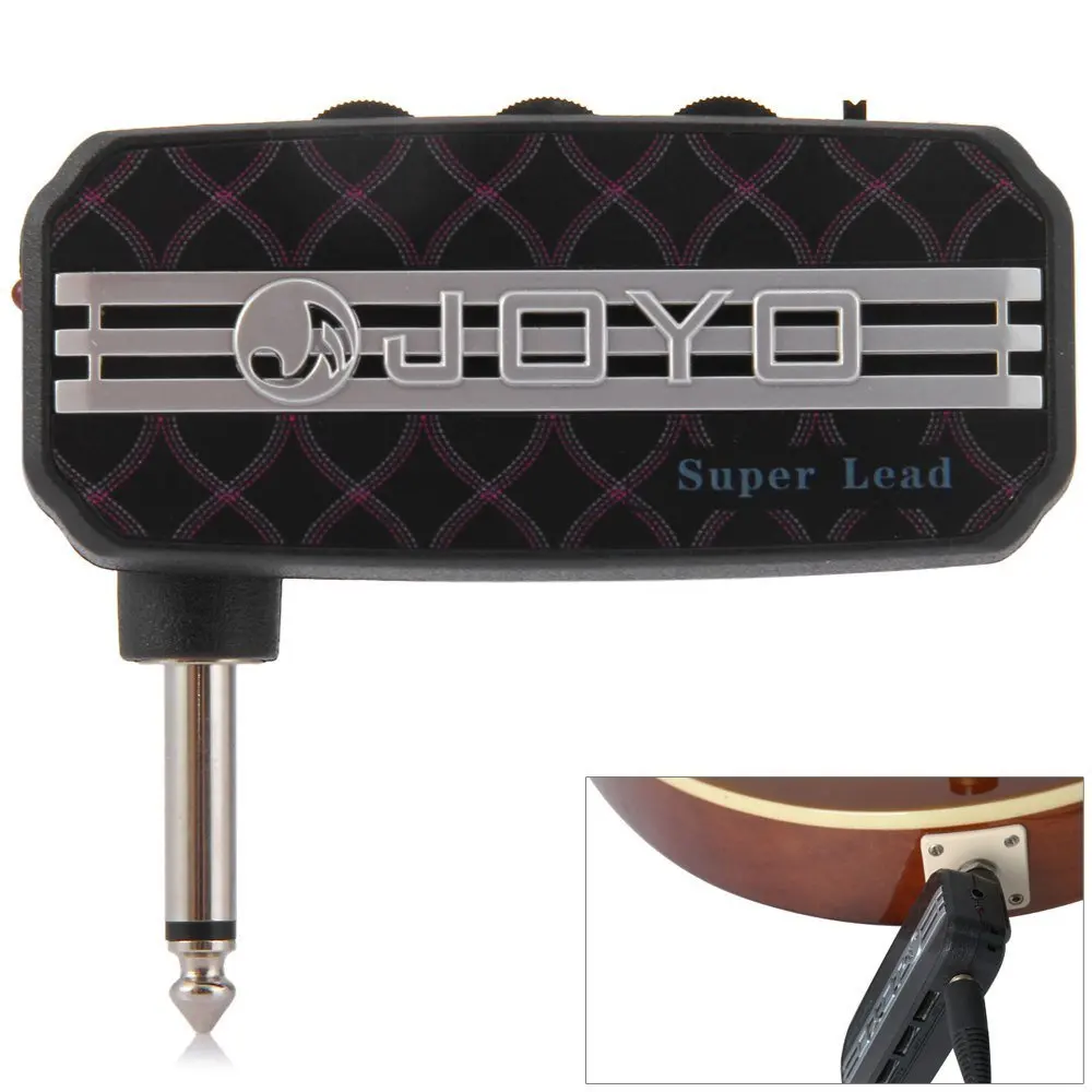 Free ship JA 03 Mini Pocket Design Guitar Amplifier with Super Lead Sound Mini Guitar Headphone Amp Pocket Amplifier Super Lead 