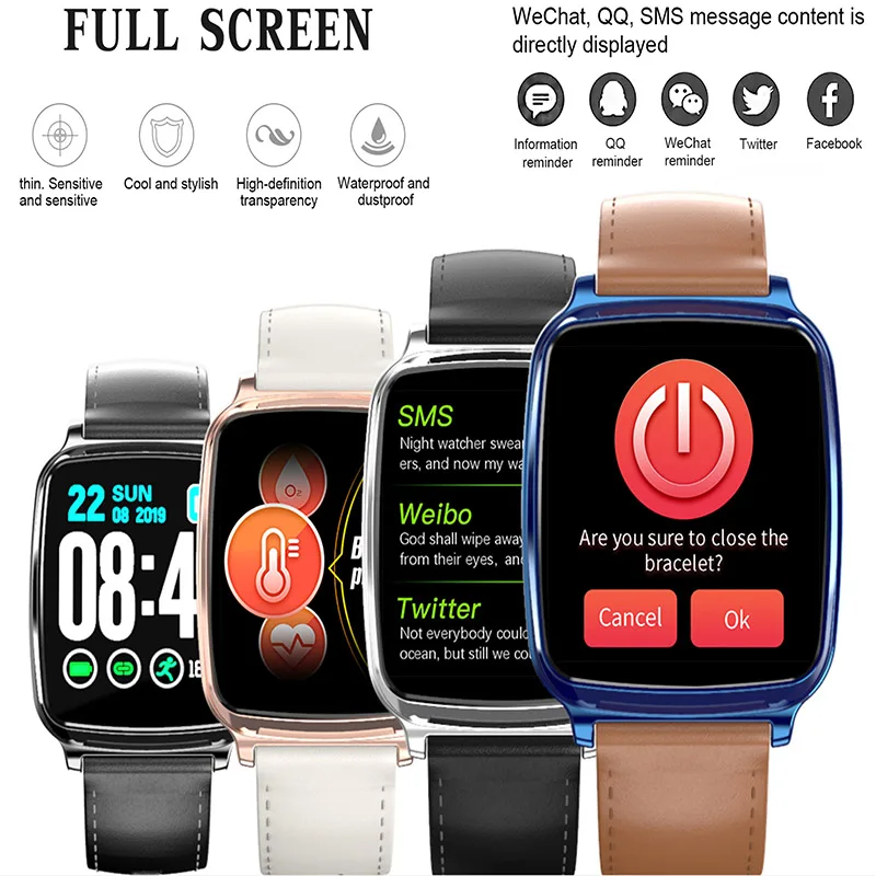 

YULUBU 2019 M8 Women Man Smart Watch IP67 Waterproof Heart Rate Monitor Fitness Tracker Blood Pressure For IOS Android