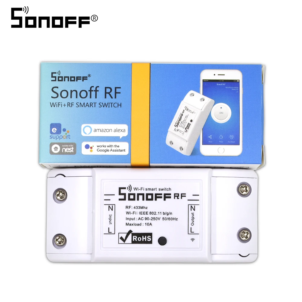 Беспроводной переключатель Itead SONOFF RF Wi Fi для стандартного таймера пульт
