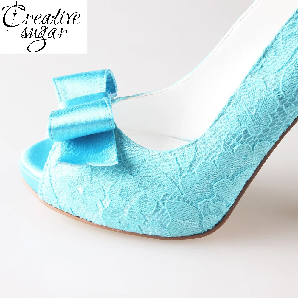 talon bleu turquoise