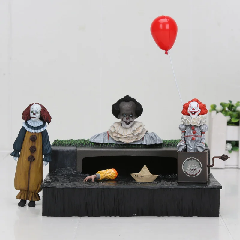 NECA Stephen King's IT Ultimate Joker Pennywise набор аксессуаров фигурка ПВХ экшн коллекционные