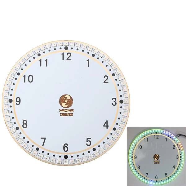 

Full Color Drive Lantern Clock LED Wall Clock WS2812 Development Board Module