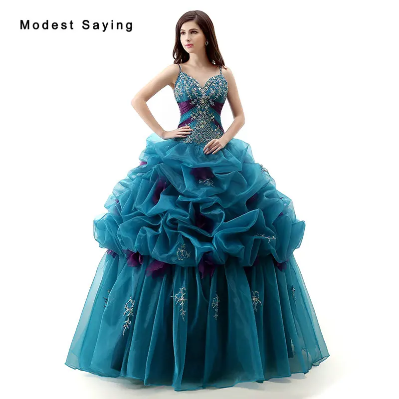 Роскошное бальное платье милое кружевное с бисером для Quinceanera 2017 оборками юбка