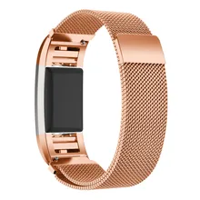 Заводская цена, высокое качество, миланские часы из нержавеющей стали, ремешок, браслет+ HD Fillm для Fitbit Charge 2, Прямая поставка