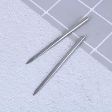 2шт для шнуровки для сшивания Ткачество иглы нержавеющая сталь работает для шнурков, струн, нержавеющая веревка для зонтика браслет вязальная игла