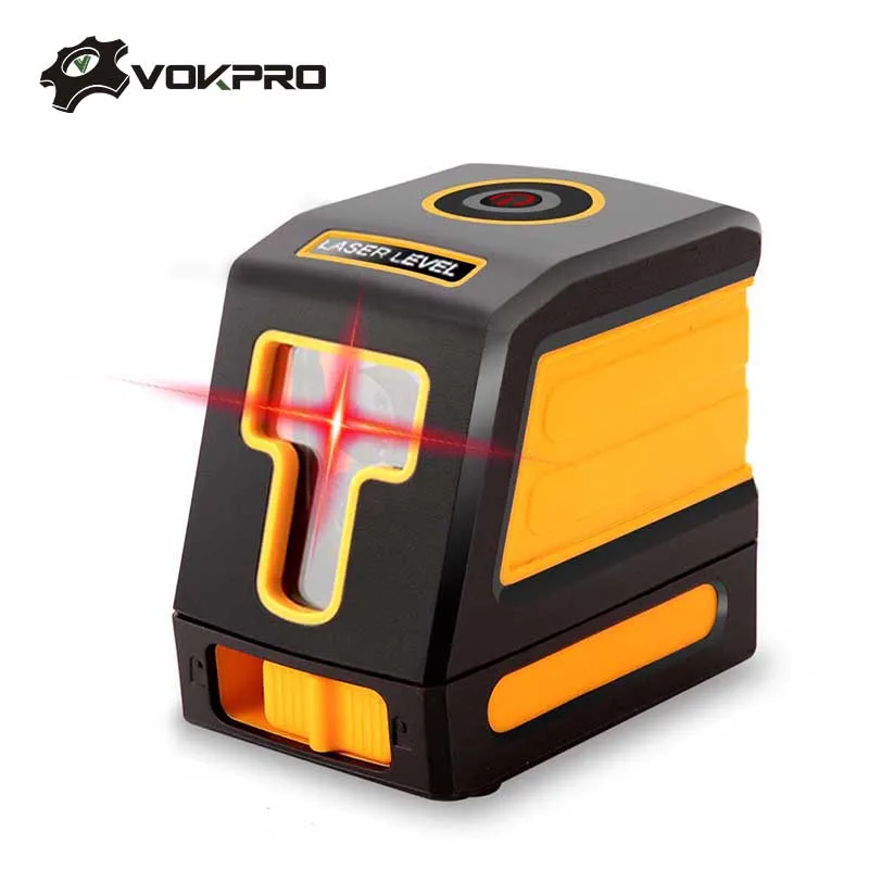 

2 Lines Red Laser Level Cross Lines Self-leveling Horizontal and Vertical Cross Line Leveling Mini Laser Levels