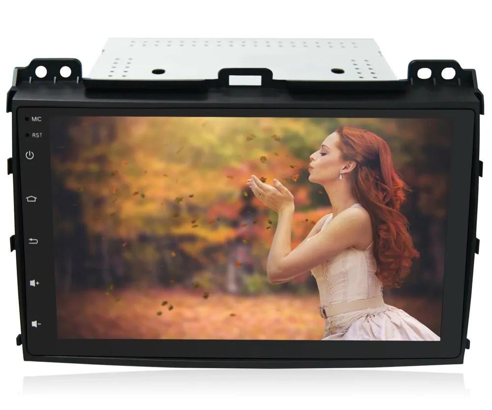 Flash Deal 9" HD 1024*600 Android Car DVD Radio GPS Stereo Navi Player for Toyota Land Cruiser Prado 120 2004 2005 2006 2007 2008 2009 1