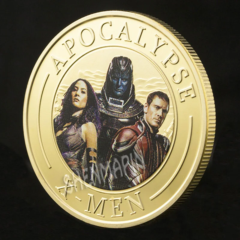Коллекционные монеты X Men Apocalypse памятная монета день памяти мутантов войны только
