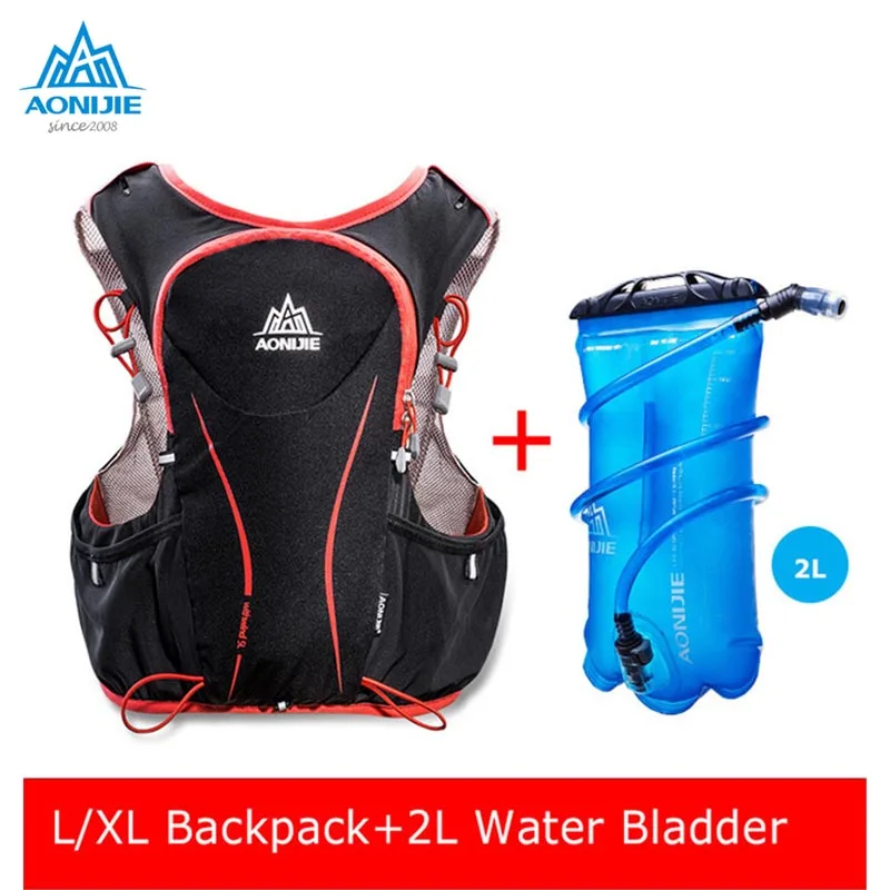 

AONIJIE 5L Running Bag Rugzak Hydratatie Bag Outdoor Sport Bag Vest Super Licht voor Fietsen Klimmen Camping Running + Water Bag