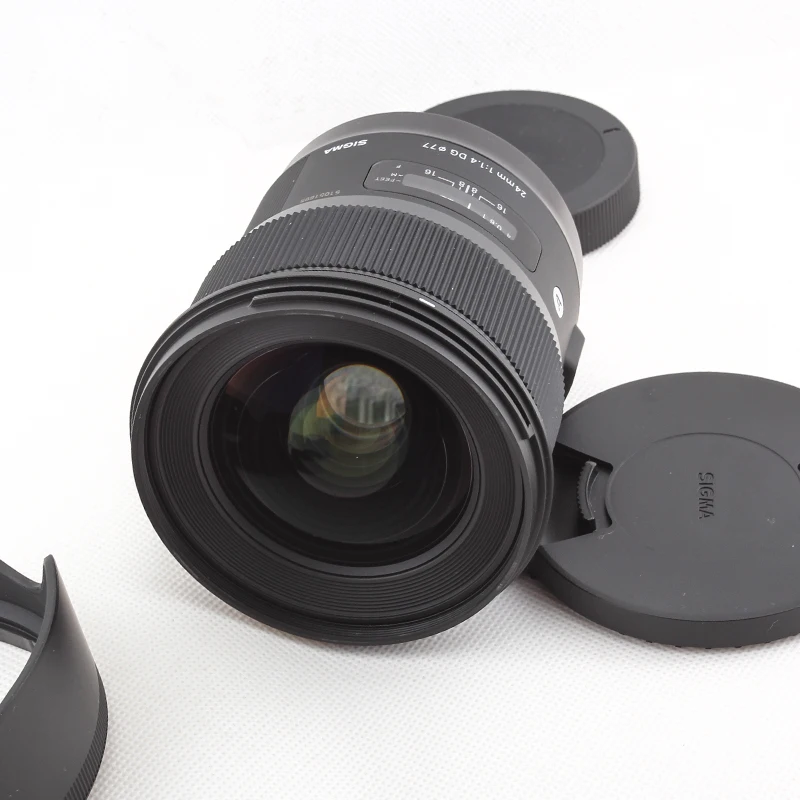 Sigma 24 мм f/1 4 DG HSM художественные линзы F1.4 для Nikon D90 D300 D7000 D7100 D7200 D7300 D700 D800 D810 D750 D610 D500