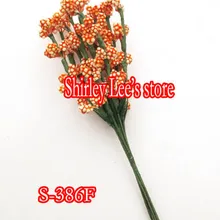 144 булочки = 1440 шт х прекрасный стебель с ягодами оранжевого цвета, аксессуары Bomboniere, свадебные ремесла