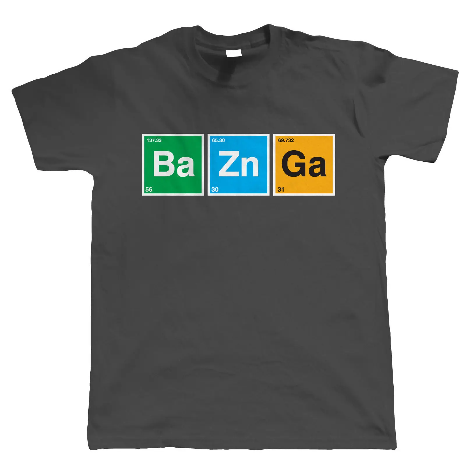 Bazinga Футболка мужская смешная Sci Fi Geek периодически Таблица новые футболки смешные