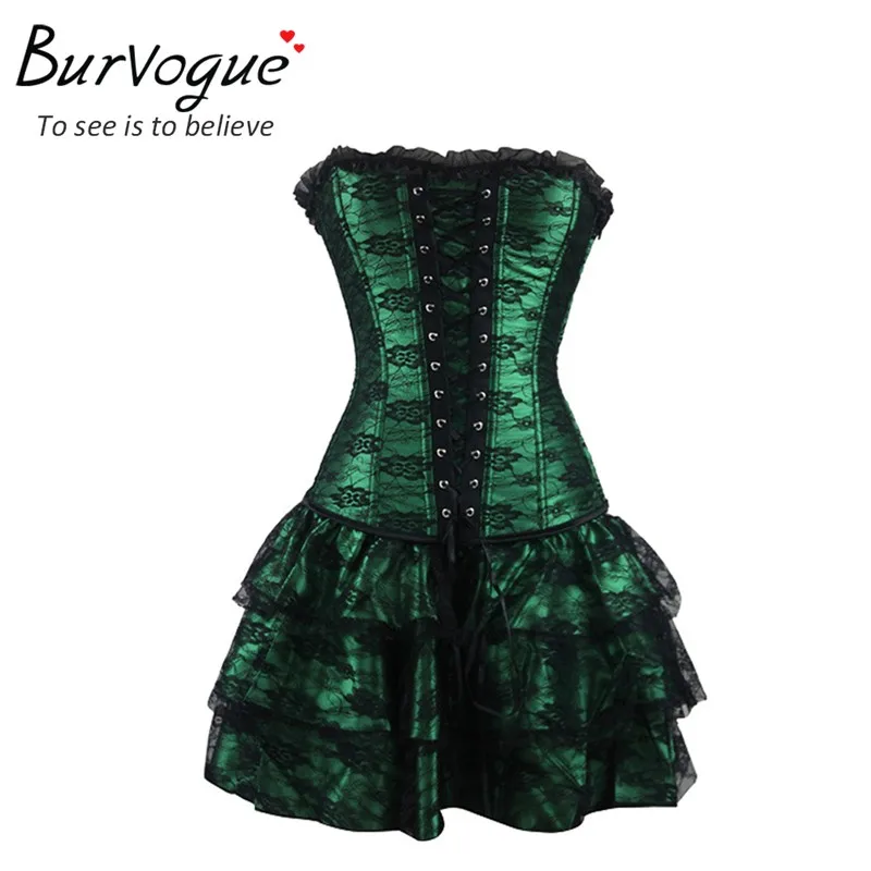 Корсет Burvogue сексуальный корсет в стиле стимпанк платье одежда готический для