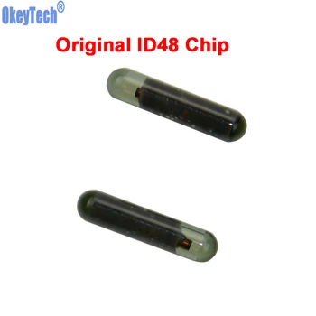 

OkeyTech Original Car Key Chips Glass Blank ID48 Chip ID48 Crypto Unlock Chip Auto Transponder Chip For VW /Audi /Seat /Skoda