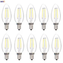 IWHD 2 Вт Bombilla старинная лампочка Ретро ламповая нить лампы Эдисона лампа Ampoule промышленное украшение