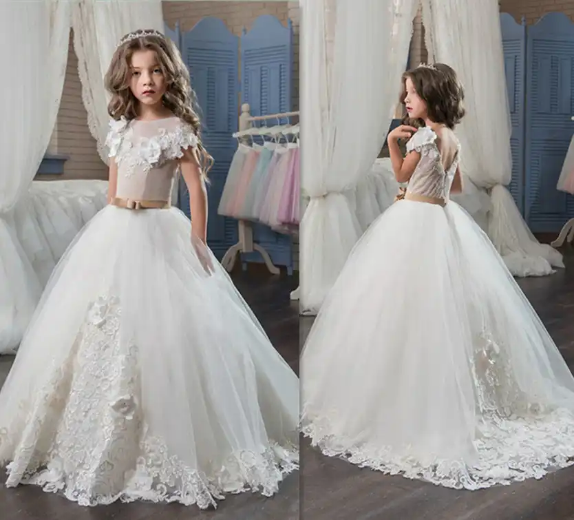 puffy communion dresses