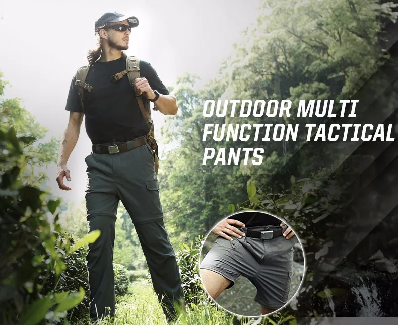 CQB Outdoor Sports Camping Tactical Military Men's Pants Waterproof Multi Pocket Pants Quickly-dry Trousers for Hiking Climbing