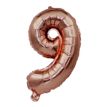 

1pcs 32inch 40inch Rose Gold Number Foil Balloons Helium Air Balloons For Kids Birthday Wedding Party Baby Shower Supplies