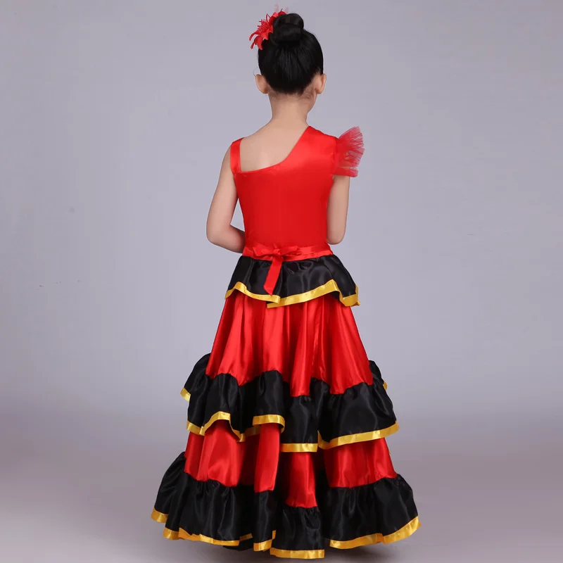 Детский костюм для фламенко/испанской девочки/Vestidos Flamenco|spanish girl costume|jupe flamencoflamenco |