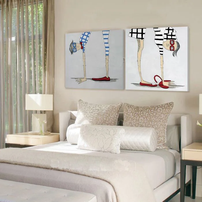 

Free Shipping Big Size Modern Abstract Bedroom Living Room Decor Oil Handpainted Oil paintings Cheap Art Paintings No Framed