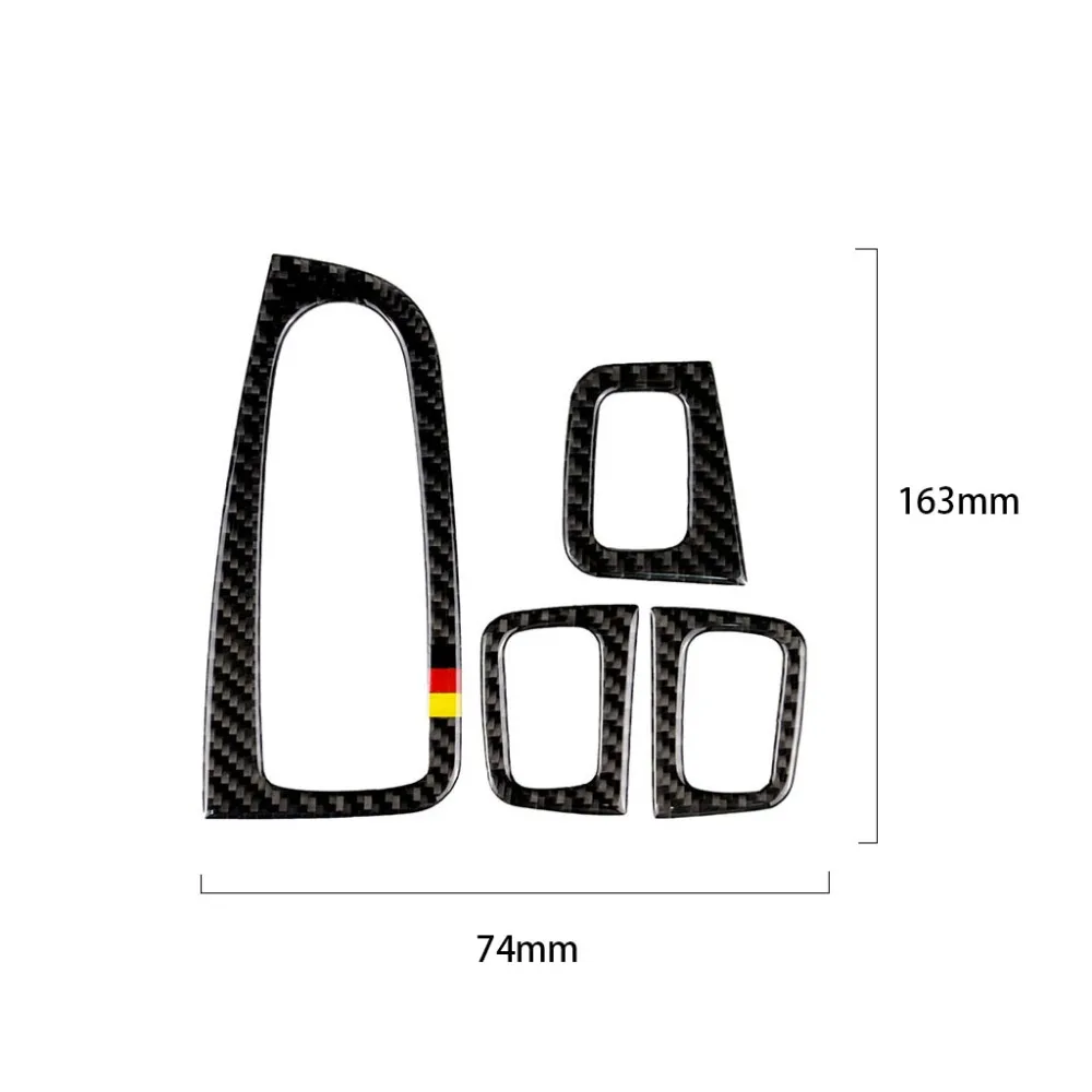 Для Mercedes C Class W205 GLC аксессуаров из углеродного волокна окна автомобиля переключатель подлокотник Панель отделкой C180 C200 стайлинга автомобилей наклейки